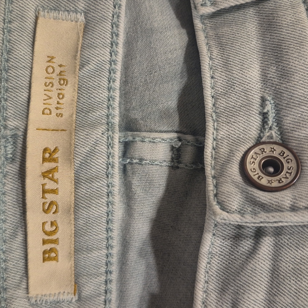 Big Star 30R Light Blue Straight Leg Denim Pants